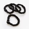 Slip™ 4-Pack Skinnies Zijden Scrunchies - Zwart