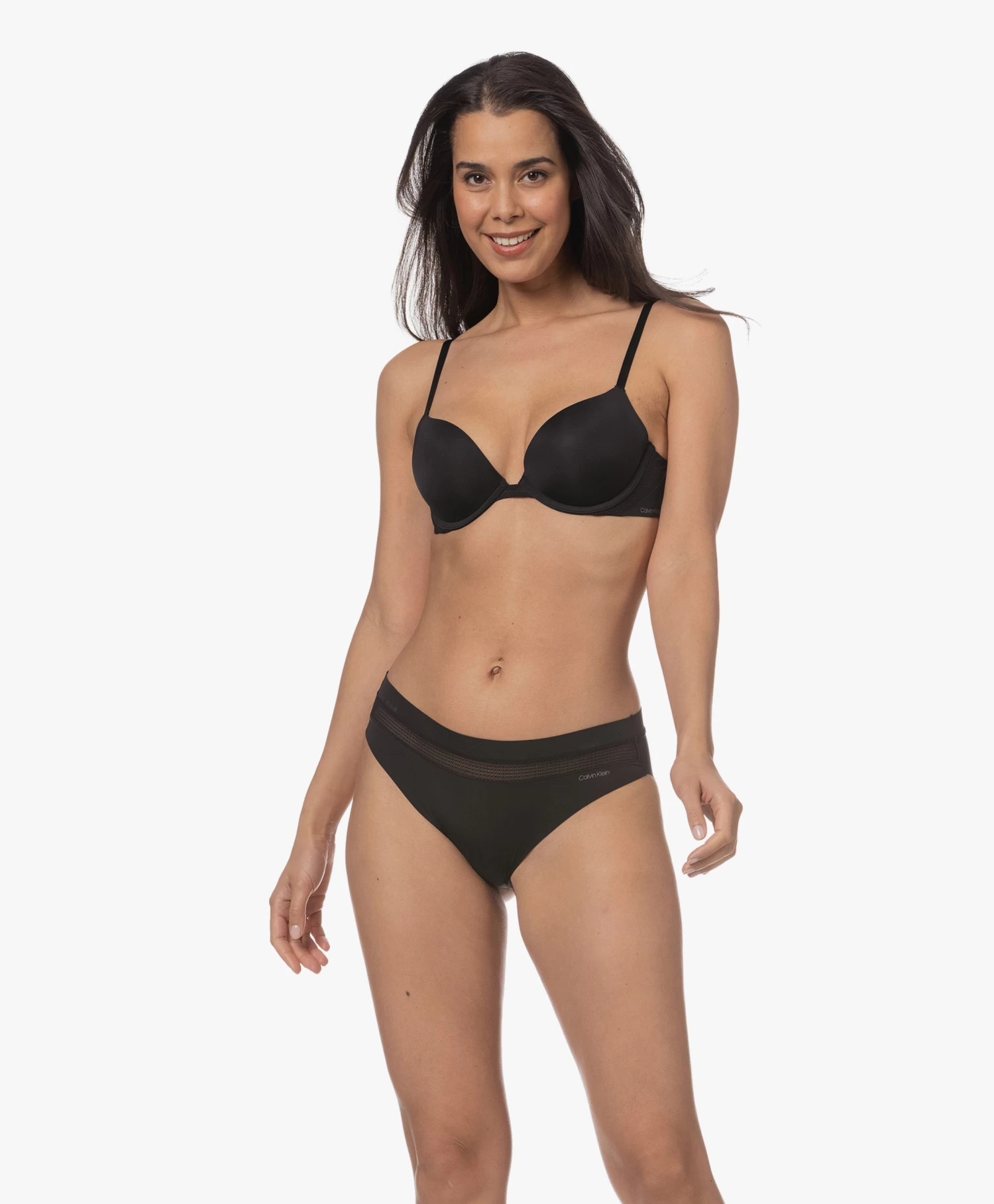 Calvin Klein Microfiber En Kanten Slip - Zwart 3 Calvin Klein Microfiber En Kanten Slip - Zwart - Afbeelding 3