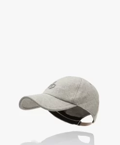 Rag & Bone Aron Jersey Baseball Cap - Grijs Mêlee