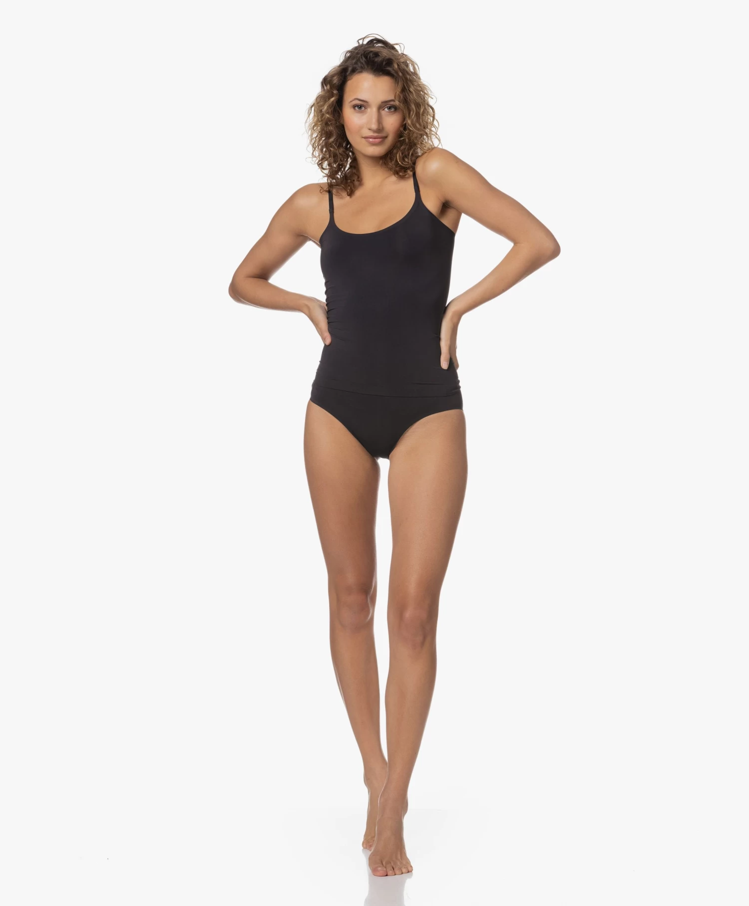 Wolford Naadloze Cropped Camisole - Zwart 6 Wolford Naadloze Cropped Camisole - Zwart - Afbeelding 6