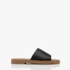 See By Chloé Essie Leren Slippers - Zwart
