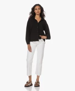 Denham Madison Viscosemix Blouse - Zwart -Kleding Series Winkel 7b43975e 0e46 4bd1 9ca0 5533a66a5cb7 357