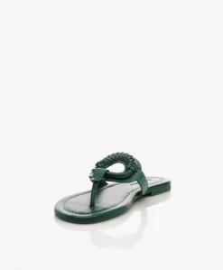 See By Chloé Hana Leren Slippers - Medium Groen -Kleding Series Winkel 7ce53f91 92b4 427c a7b8 9d01596af9b8 148 scaled
