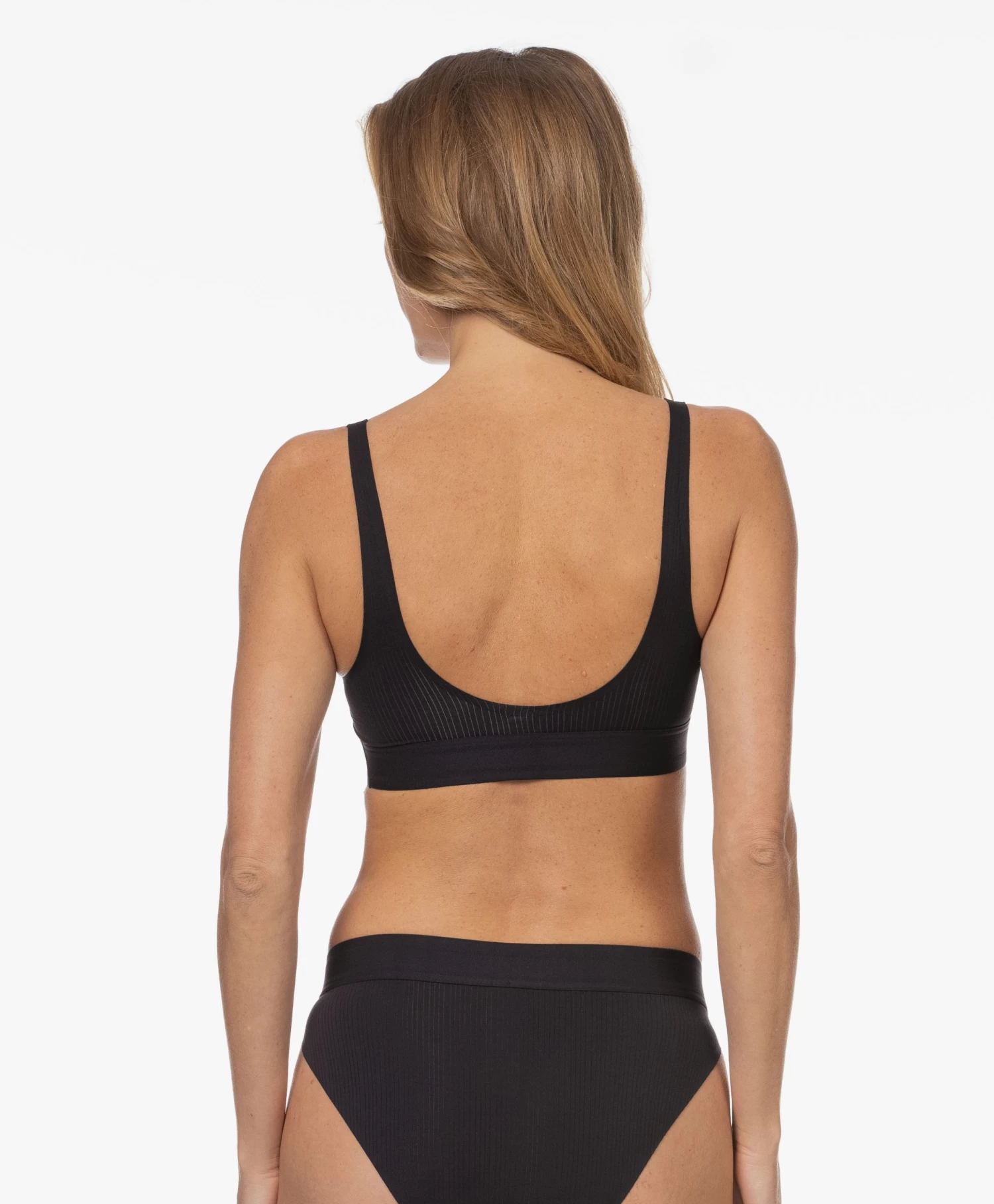 Wolford Beauty Cotton Rib Slip - Zwart 4 Wolford Beauty Cotton Rib Slip - Zwart - Afbeelding 4