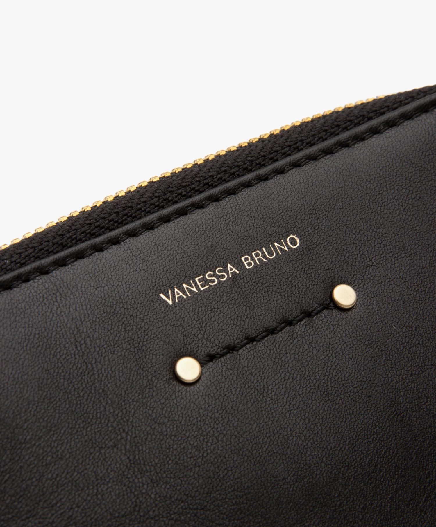 Vanessa Bruno Holly Leren Portemonnee Met Rits - Zwart 2 Vanessa Bruno Holly Leren Portemonnee Met Rits - Zwart - Afbeelding 2