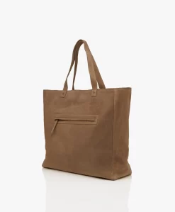 By-Bar Grote Suède Leren Shopper - Dry Khaki -Kleding Series Winkel 861e7ccb ed9f 4c08 b28f fd93ad4a025f 05 scaled