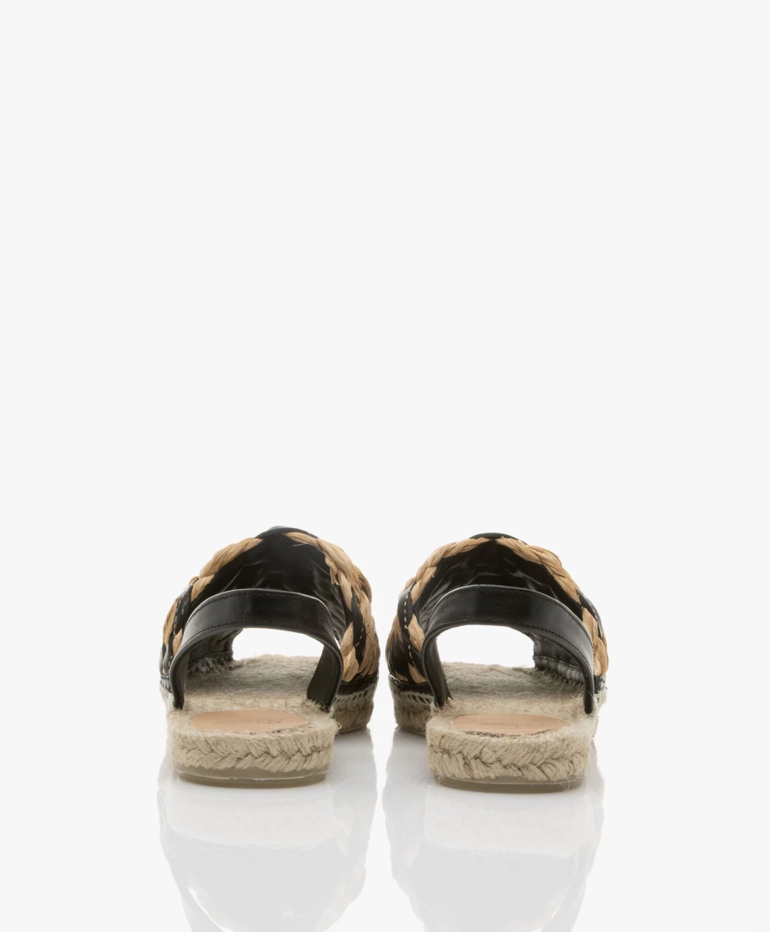 Castañer Pomila Slingback Espadrilles - Naturel/Zwart 6 Castañer Pomila Slingback Espadrilles - Naturel/Zwart - Afbeelding 6