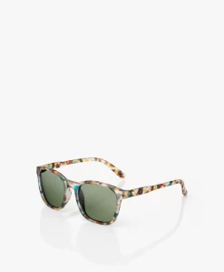 Izipizi Sun Nautic Polarized Zonnebril - Blauw Tortoise/Groene Glazen