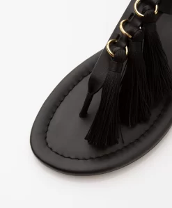 See By Chloé Kime Leren Teensandalen Met Kwastjes - Zwart -Kleding Series Winkel 92472f05 b743 4a66 937a 274d2536f29b 69 scaled