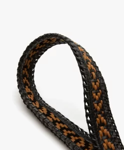 Vanessa Bruno Gevlochten Riem Met Slangengesp - Fauve/Zwart -Kleding Series Winkel 932271a3 4232 47f2 978f d7f430a16519 01 scaled