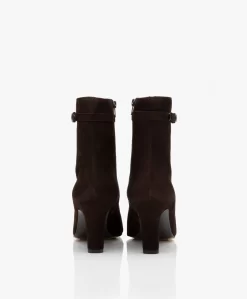 Panara Suède Leren Enkellaarzen - Donkerbruin -Kleding Series Winkel 93bc346d b7f3 4585 9f00 58421c81b31a 2481 scaled