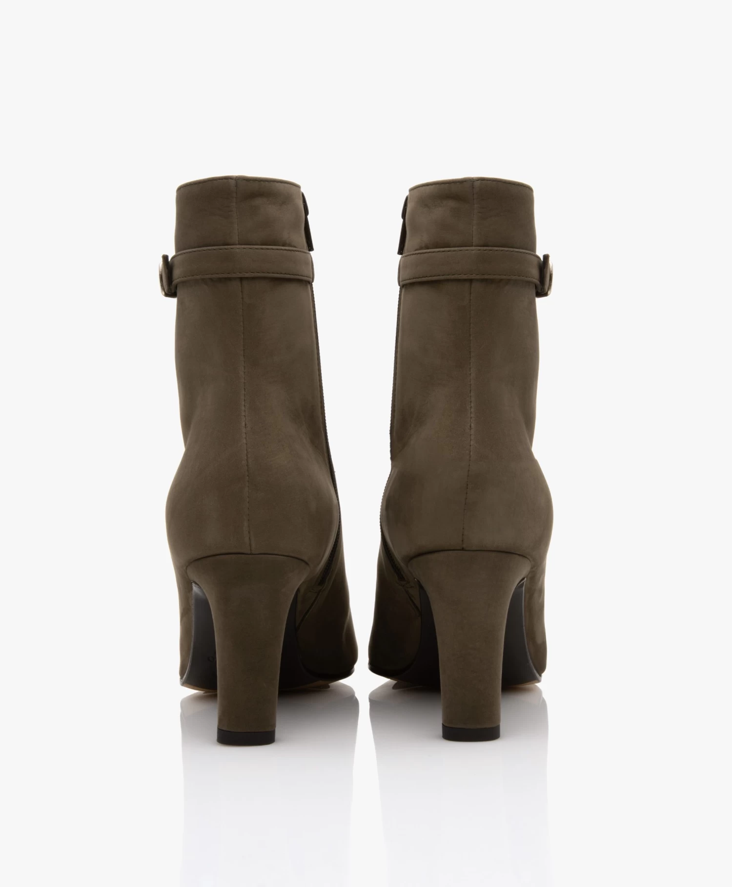 Panara Suède Leren Enkellaarzen - Groen 6 Panara Suède Leren Enkellaarzen - Groen - Afbeelding 6