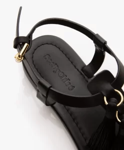 See By Chloé Kime Leren Teensandalen Met Kwastjes - Zwart -Kleding Series Winkel 966e053c 5323 49e2 bcd0 486df774847f 65 scaled