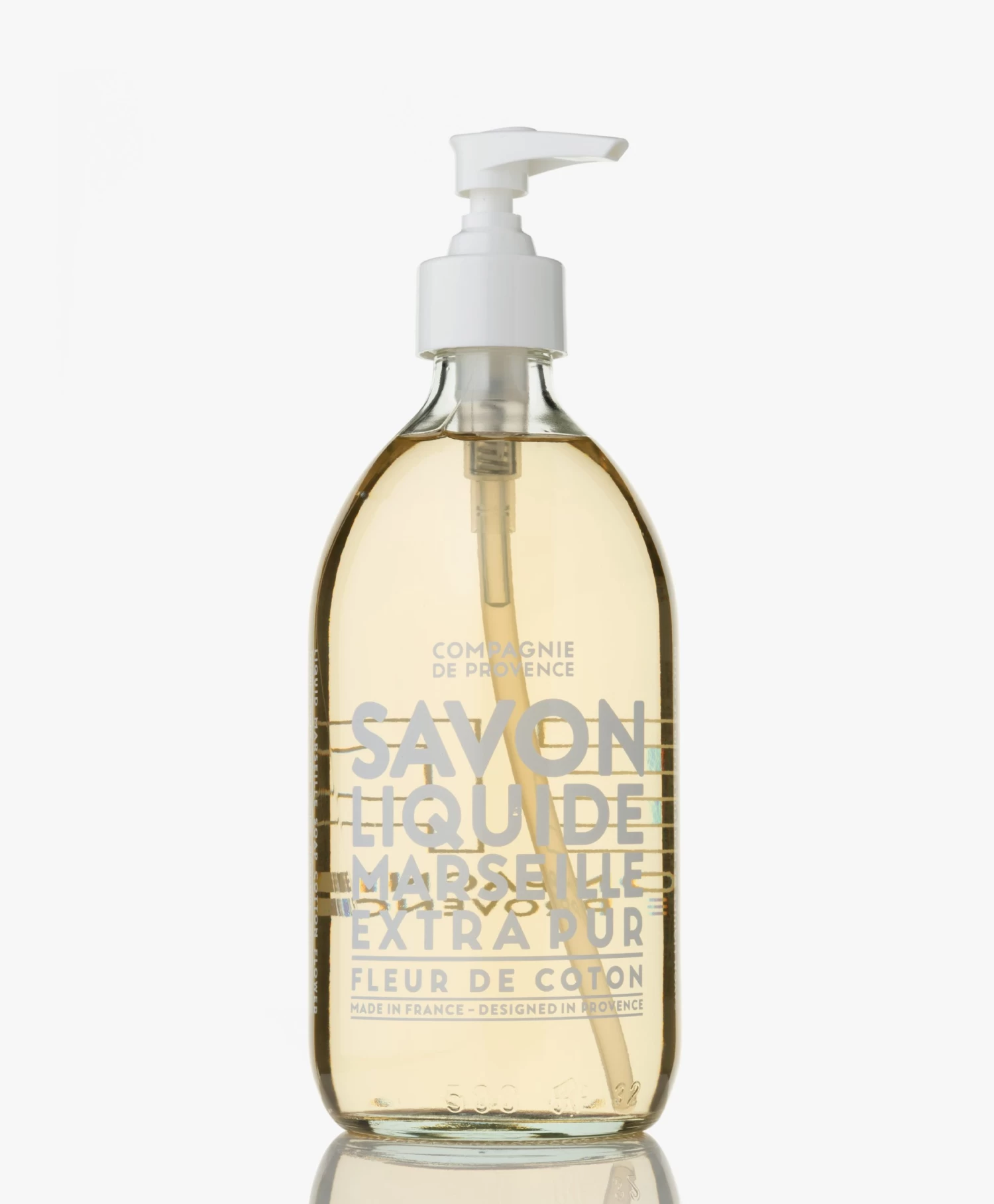 Compagnie De Provence 500Ml Marseille Zeep - Cotton Flower 1 Compagnie De Provence 500Ml Marseille Zeep - Cotton Flower