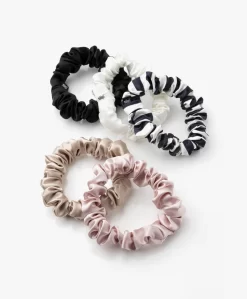 Slip™ 5-Pack Midi Zijden Scrunchies - Multi