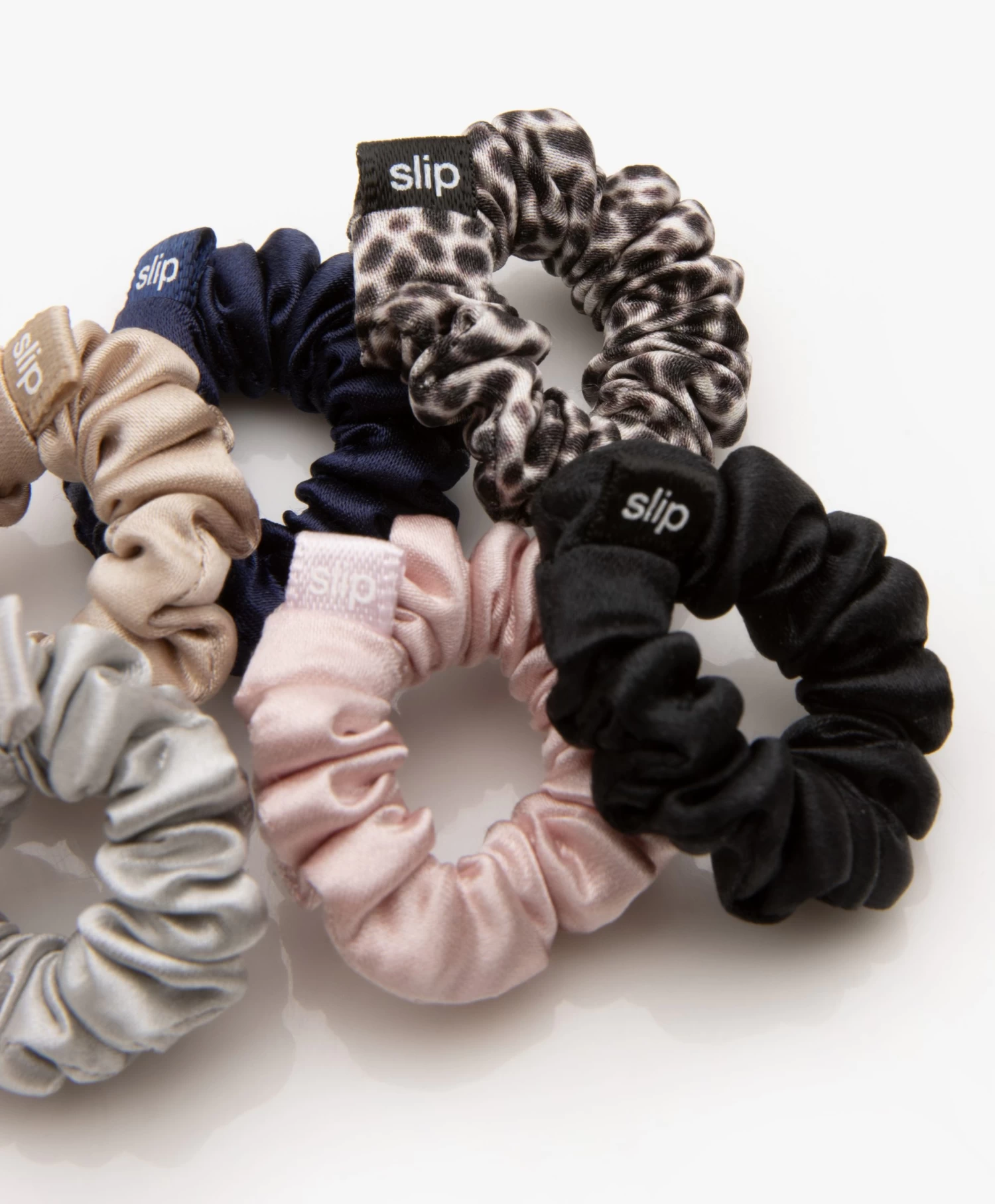 Slip™ 12-Pack Mini Zijden Scrunchies - Classic 2 Slip™ 12-Pack Mini Zijden Scrunchies - Classic - Afbeelding 2
