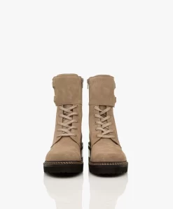 See By Chloé Mallory Enkellaarzen - Donkerbeige -Kleding Series Winkel 9b252cf2 99d6 4754 b9ca 8cdd7a30fa4b 06 scaled