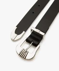 Anine Bing Waylon Leren Western Riem - Zwart/Zilver -Kleding Series Winkel 9c82cb70 ae94 4413 b16e 12baa7b7c65d 55 scaled