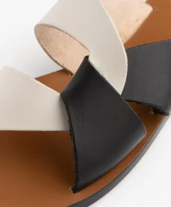 Atp Atelier Allai Leren Slippers - Ice White/Zwart -Kleding Series Winkel ATP Atelier Allai Ice WhiteBlack 162 scaled