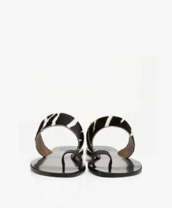 Atp Atelier Astrid Zebraprint Leren Teenslippers- Zwart 17 Atp Atelier Astrid Zebraprint Leren Teenslippers- Zwart -Kleding Series Winkel ATP Atelier Astrid Printed Zebra Pony Black 394 scaled