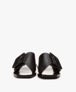 Atp Atelier Ceci Leren Slippers Met Gesp - Zwart -Kleding Series Winkel ATP Atelier Ceci Black 153 scaled