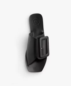 Atp Atelier Ceci Leren Slippers Met Gesp - Zwart -Kleding Series Winkel ATP Atelier Ceci Leren Slippers met Gesp Zwart 391 scaled