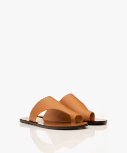 Atp Atelier Rosa Leren Slippers - Terra -Kleding Series Winkel ATP Atelier Rosa Leren Slippers Terra 06 scaled