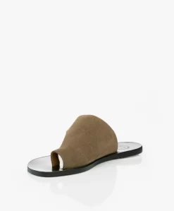 Atp Atelier Rosa Suède Leren Slippers - Kaki Bruin 23 Atp Atelier Rosa Suède Leren Slippers - Kaki Bruin -Kleding Series Winkel ATP Atelier Rosa Suede Khaki Brown 06 scaled