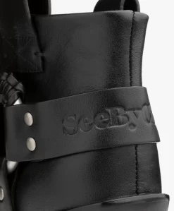 See By Chloé Western Leren Enkellaarzen - Zwart -Kleding Series Winkel Accsee 9119deb0 24ef 401e a308 75ec3565134b 1279 scaled