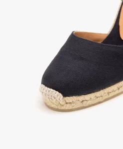 Castañer Carina 10Cm Canvas Sleehak Espadrilles - Azul Marino -Kleding Series Winkel Castaer Carina Azul Marino 08 scaled