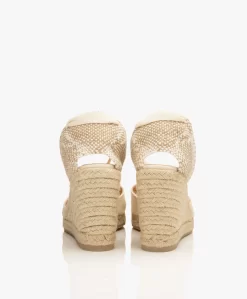 Castañer Carina 10Cm Canvas Sleehak Espadrilles - Ivoor -Kleding Series Winkel Castaer Carina Ivory 935 scaled