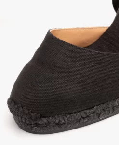 Castañer Carina 10Cm Canvas Sleehak Espadrilles - Zwart -Kleding Series Winkel Castaer Carina Negro 04 1 scaled