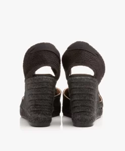 Castañer Carina 10Cm Canvas Sleehak Espadrilles - Zwart -Kleding Series Winkel Castaer Carina Negro 06 scaled