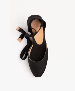Castañer Carina 10Cm Canvas Sleehak Espadrilles - Zwart -Kleding Series Winkel Castaer Carina Negro 09 scaled