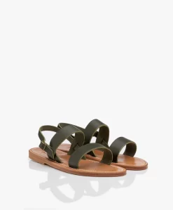 K. Jacques St. Tropez Barigoule Leren Sandalen - Kaki -Kleding Series Winkel K Jacques St Tropez Barigoule Leren Sandalen Kaki 413 scaled