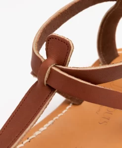 K. Jacques St. Tropez Buffon Leren Sandalen - Kastanjebruin -Kleding Series Winkel K Jacques St Tropez Buffon Leren Sandalen Kastanjebruin 5421 scaled