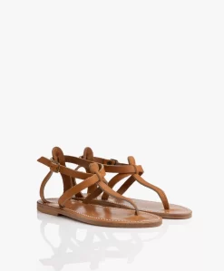 K. Jacques St. Tropez Buffon Leren Sandalen - Naturel -Kleding Series Winkel K Jacques St Tropez Buffon Leren Sandalen Naturel 9566 scaled