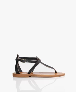 K. Jacques St. Tropez Buffon Leren Sandalen - Marine