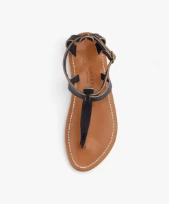 K. Jacques St. Tropez Buffon Leren Sandalen - Marine -Kleding Series Winkel K Jacques St Tropez Buffon Leren Sandalen Navy 2634 scaled