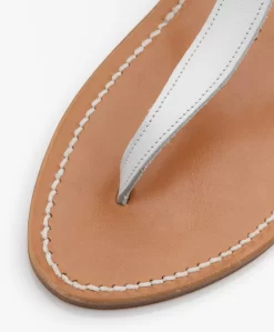 K. Jacques St. Tropez Buffon Leren Sandalen - Wit -Kleding Series Winkel K Jacques St Tropez Buffon Leren Sandalen Wit 2826 scaled