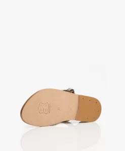 K. Jacques St. Tropez Buffon Leren Print Sandalen - Horsy Zebre -Kleding Series Winkel K Jacques St Tropez Buffon Printed Leren Sandalen Horsy Zebre 6480 scaled