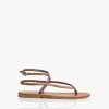 K. Jacques St. Tropez Delta Metallic Sandalen - Disco Bronze