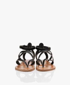 K. Jacques St. Tropez Epicure Leren Sandalen - Zwart -Kleding Series Winkel K Jacques St Tropez Epicure Leren Sandalen Zwart 10 scaled