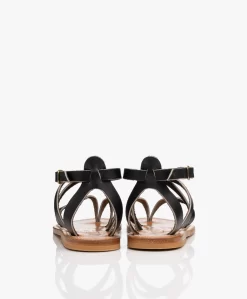 K. Jacques St. Tropez Epicure Leren Sandalen - Zwart -Kleding Series Winkel K Jacques St Tropez Epicure Leren Sandalen Zwart 14 scaled