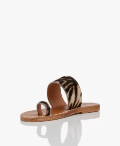 K. Jacques St. Tropez Nagoya Leren Slippers - Horsy Tigre -Kleding Series Winkel K Jacques St Tropez Nagoya Horsy Tigre 151 scaled