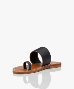 K. Jacques St. Tropez Nagoya Leren Slippers - Pul Marine -Kleding Series Winkel K Jacques St Tropez Nagoya Pul Marine 06 scaled