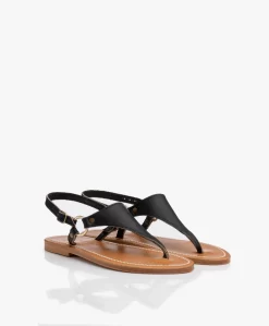 K. Jacques St. Tropez Triton Leren Sandalen - Zwart -Kleding Series Winkel K Jacques St Tropez Triton Leren Sandalen Zwart 1878 scaled