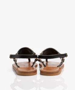 K. Jacques St. Tropez Triton Leren Sandalen - Zwart -Kleding Series Winkel K Jacques St Tropez Triton Leren Sandalen Zwart 1880 scaled
