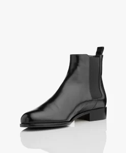 Panara Chelsea Leren Laarzen - Zwart -Kleding Series Winkel Panara Chelsea Leren Laarzen Zwart 283 scaled