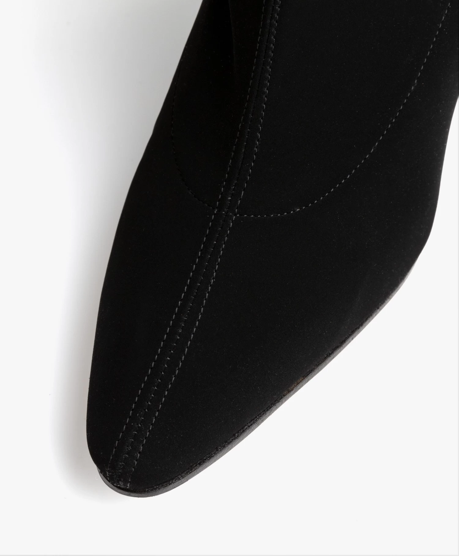 Panara Stretchlaarzen Met Hak - Zwart 6 Panara Stretchlaarzen Met Hak - Zwart - Afbeelding 6